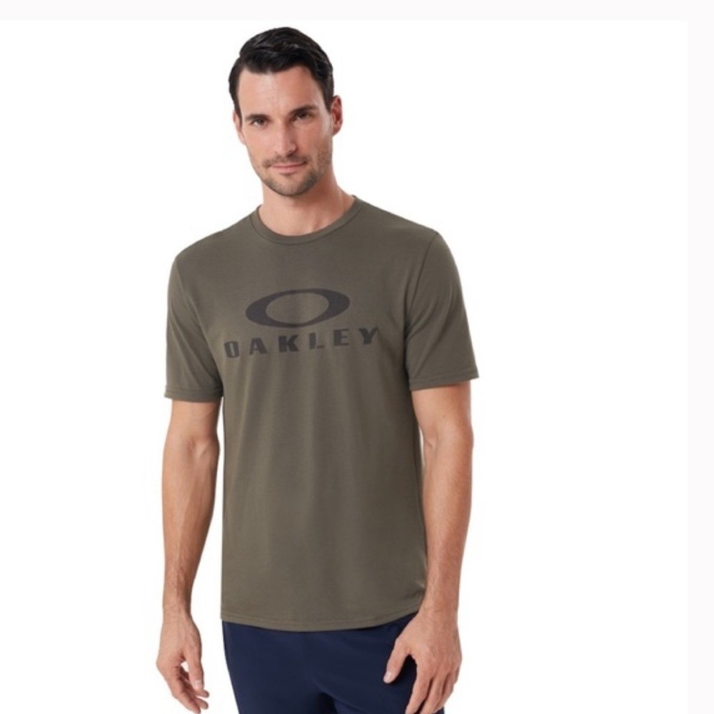 Oakley Mens Mark II O Hydrolix Performance Fit Tee Shirt Olive Green Large